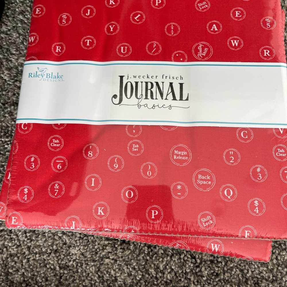 Riley Blake Red Journal Basics 10 Inch Stacker